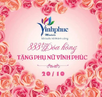 888 Đóa Hồng  - Tặng Phụ nữ Vĩnh Phúc