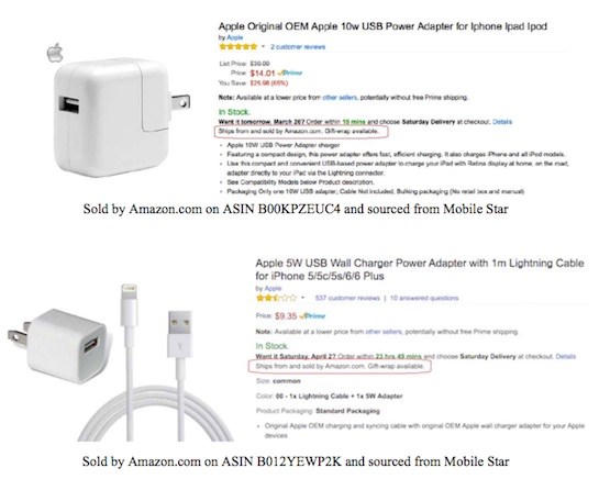 Có tới 90% phụ kiện "chính hãng Apple" bán trên Amazon là hàng giả