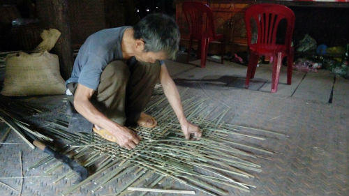 Vùng Sơn Long, nguy cơ mai một nghề đan lát