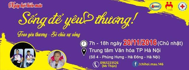 Hà Nội phát động ngày hội Sống để yêu thương 2016
