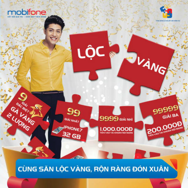 Rộn ràng đón Xuân cùng ngàn lộc vàng từ MobiFone