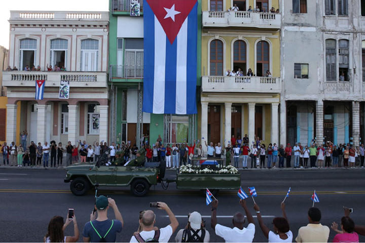 Hành trình đưa di cốt lãnh tụ Cuba Fidel Castro về nơi an nghỉ