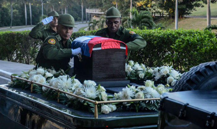 Hành trình đưa di cốt lãnh tụ Cuba Fidel Castro về nơi an nghỉ