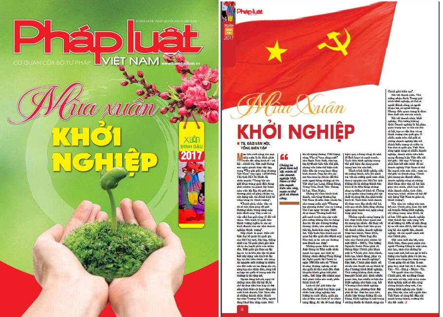 Giai phẩm đặc biệt Báo Pháp luật Việt Nam Xuân Đinh Dậu sẽ xuất hiện trên Báo PLVN điện tử