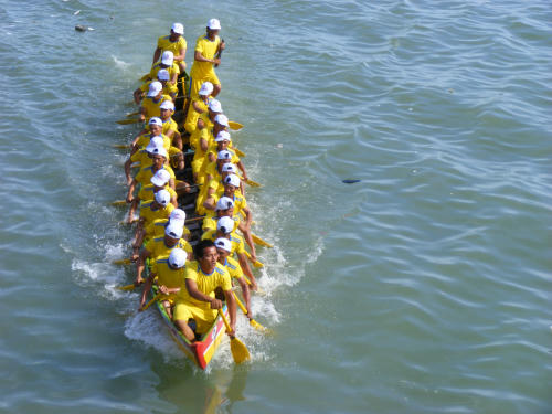 Bình Thuận: Tưng bừng Lễ hội đua thuyền truyền thống mừng Xuân Đinh Dậu