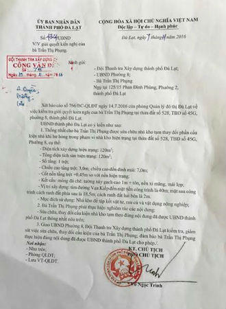 Sự thật về vụ Chánh Thanh tra TP Đà Lạt liên kết xây dựng sai phép