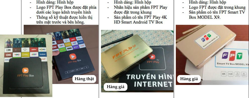 Khách hàng phàn nàn đầu thu FPT Play Box giả: Phân biệt thế nào?