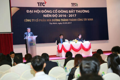ĐHCĐ bất thường 2 doanh nghiệp mía đường Thành Thành Công