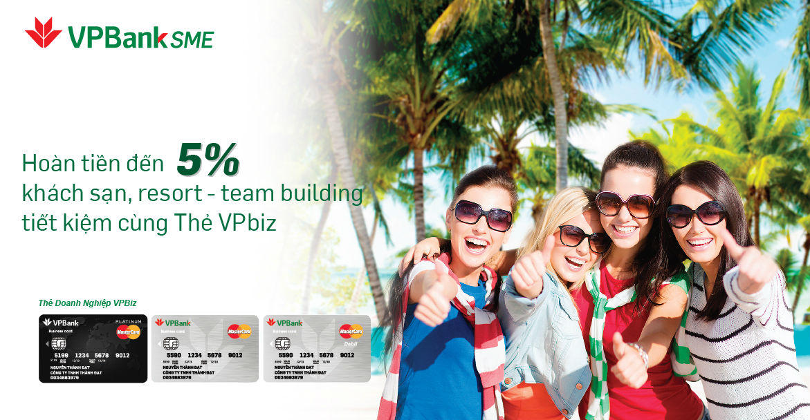 Công ty đi công tác, du lịch tiết kiệm bằng thẻ doanh nghiệp