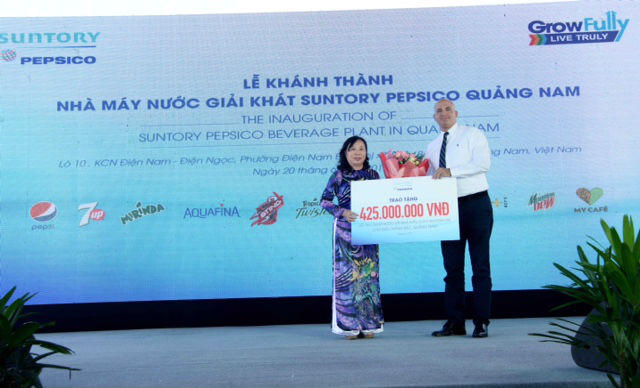 Suntory PepsiCo khánh thành nhà máy mới tại Quảng Nam