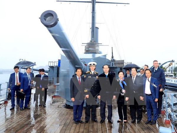 Hoạt động của Chủ tịch nước Trần Đại Quang tại Saint Petersburg