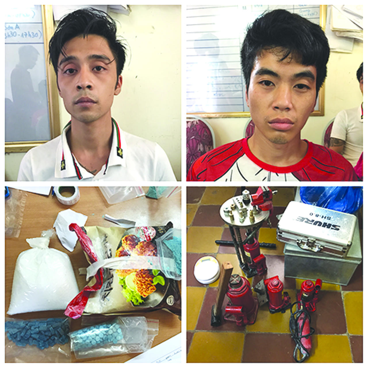 Đánh sập lò sản xuất ma túy tại gia trên đất Cảng