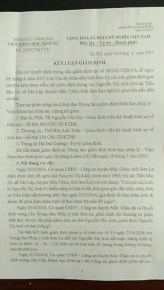 Chồng bị khép tội hiếp dâm cô hàng xóm, vợ kêu oan