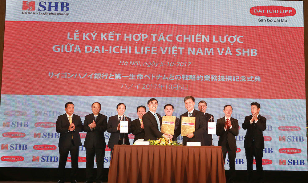 Dai-ichi Life Việt Nam và SHB ký kết hợp tác chiến lược dài hạn