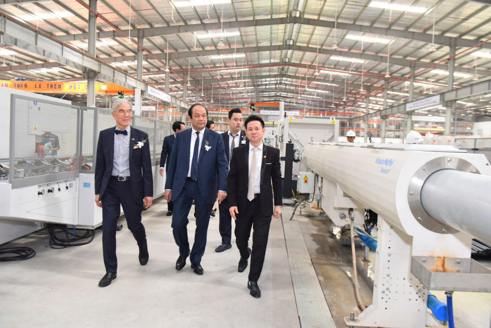 Khánh thành nhà máy sản xuất ống nhựa và phụ kiện tiêu chuẩn CHLB Đức