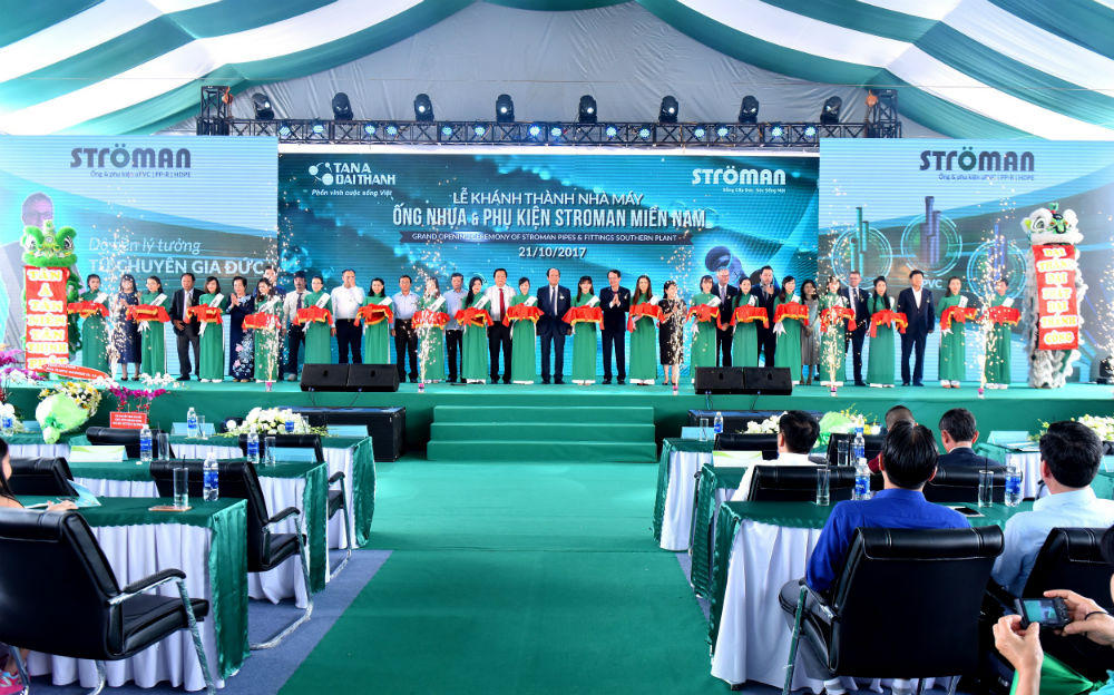 Khánh thành nhà máy sản xuất ống nhựa và phụ kiện tiêu chuẩn CHLB Đức