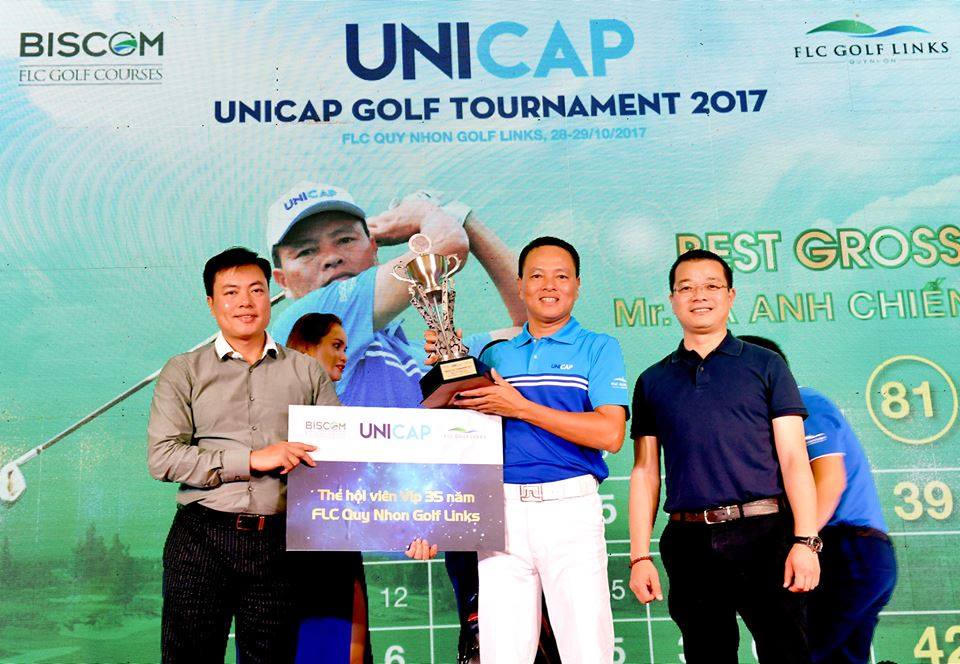 Golfer Tạ Anh Chiến lần đầu vô địch Unicap Golf Tournament 2017