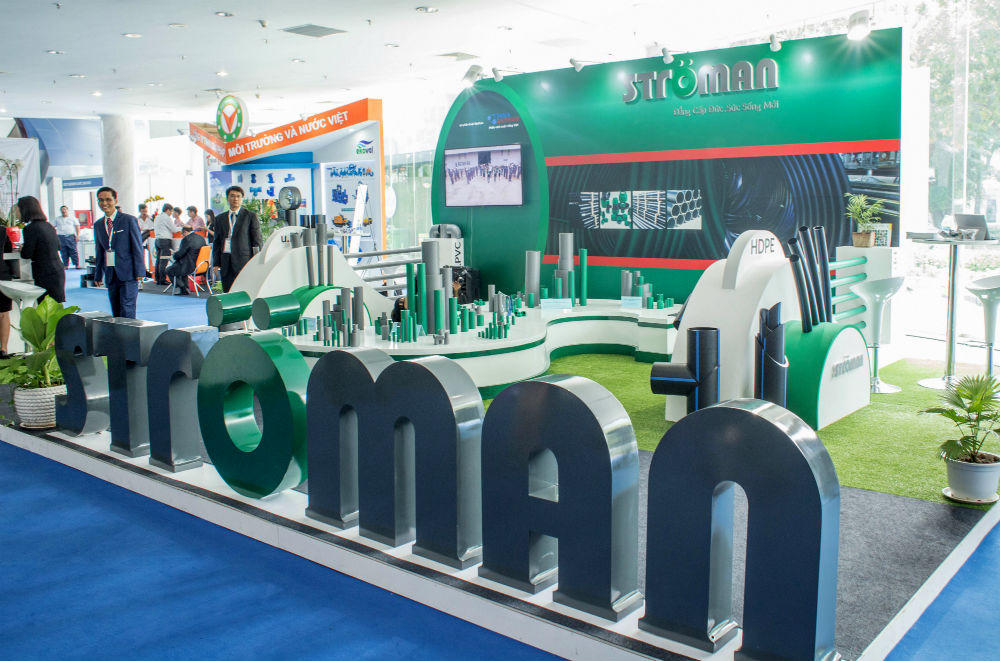 Tân Á Đại Thành giới thiệu ống nhựa Stroman tại Triển lãm Vietwater 2017