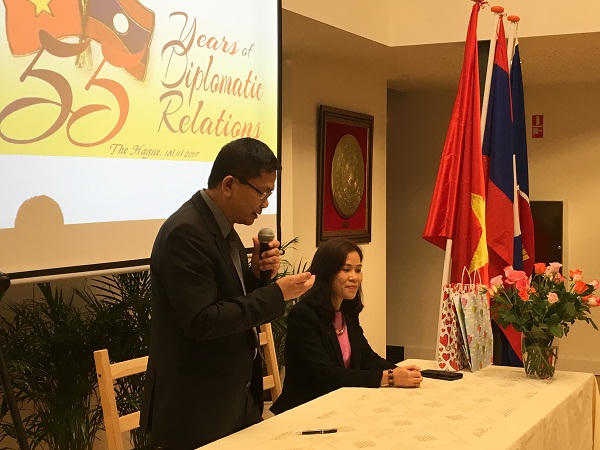 Kỷ niệm 55 năm quan hệ ngoại giao Việt Nam – Lào tại Hà Lan