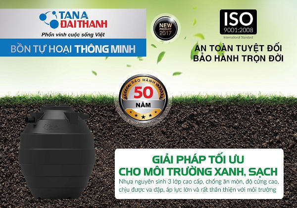 Bồn tự hoại Tân Á Đại Thành - Giải pháp xanh cho cuộc sống an lành
