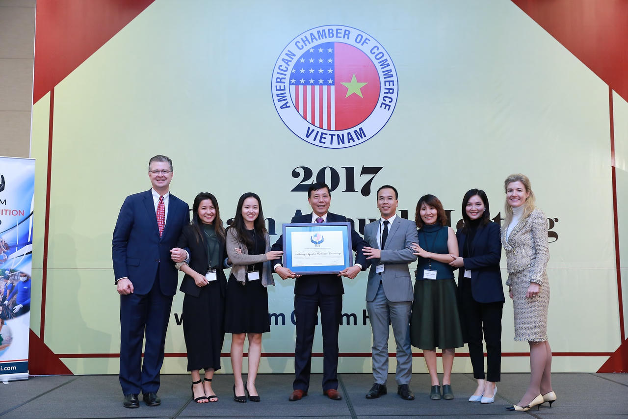 Suntory PepsiCo Việt Nam được vinh danh Doanh Nghiệp Bền Vững và cống hiến cho cộng đồng