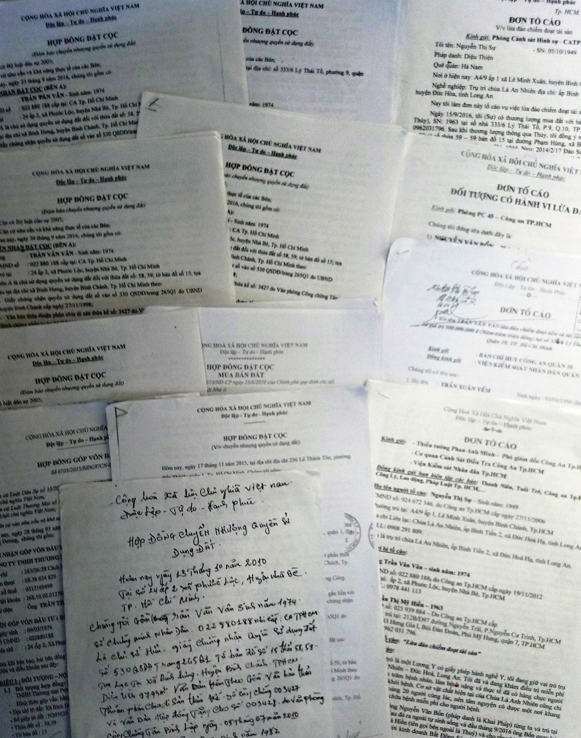 Tiếp vụ TP.Hồ Chí Minh: Một thửa đất bán nhiều người