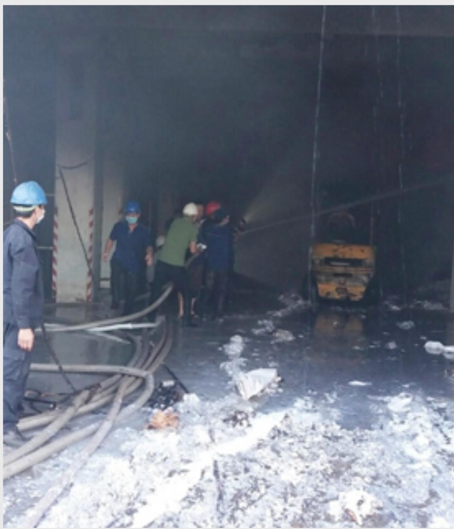 Vũng Tàu: Cháy lớn nhà máy Giấy Sài Gòn 