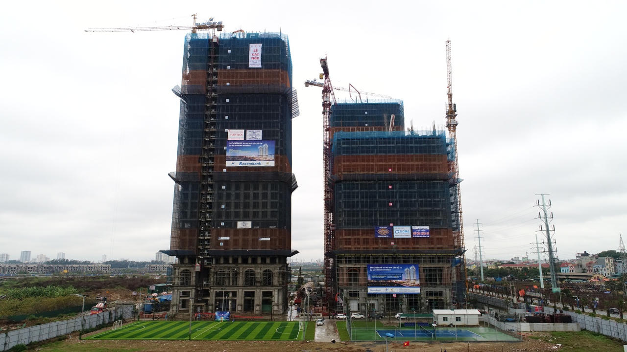 Tập đoàn Sunshine long trọng tổ chức lễ cất nóc dự án Sunshine Riverside