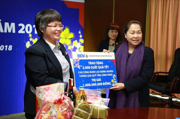 BIDV dành 12 tỷ đồng tặng Quà tết cho người nghèo