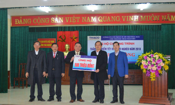 Thaco tặng 25 tỷ đồng ủng hộ người nghèo đón tết