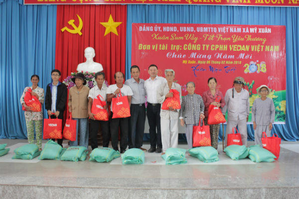 Vedan Việt Nam mang mùa Xuân đến với người nghèo