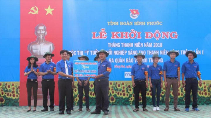 Bình Phước: Hơn 500 Đoàn viên tham dự Lễ khởi động tháng thanh niên năm 2018