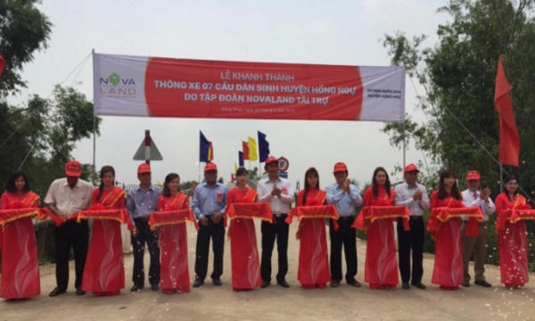 Khánh thành 7 cầu dân sinh mới tại huyện Hồng Ngự, tỉnh Đồng Tháp