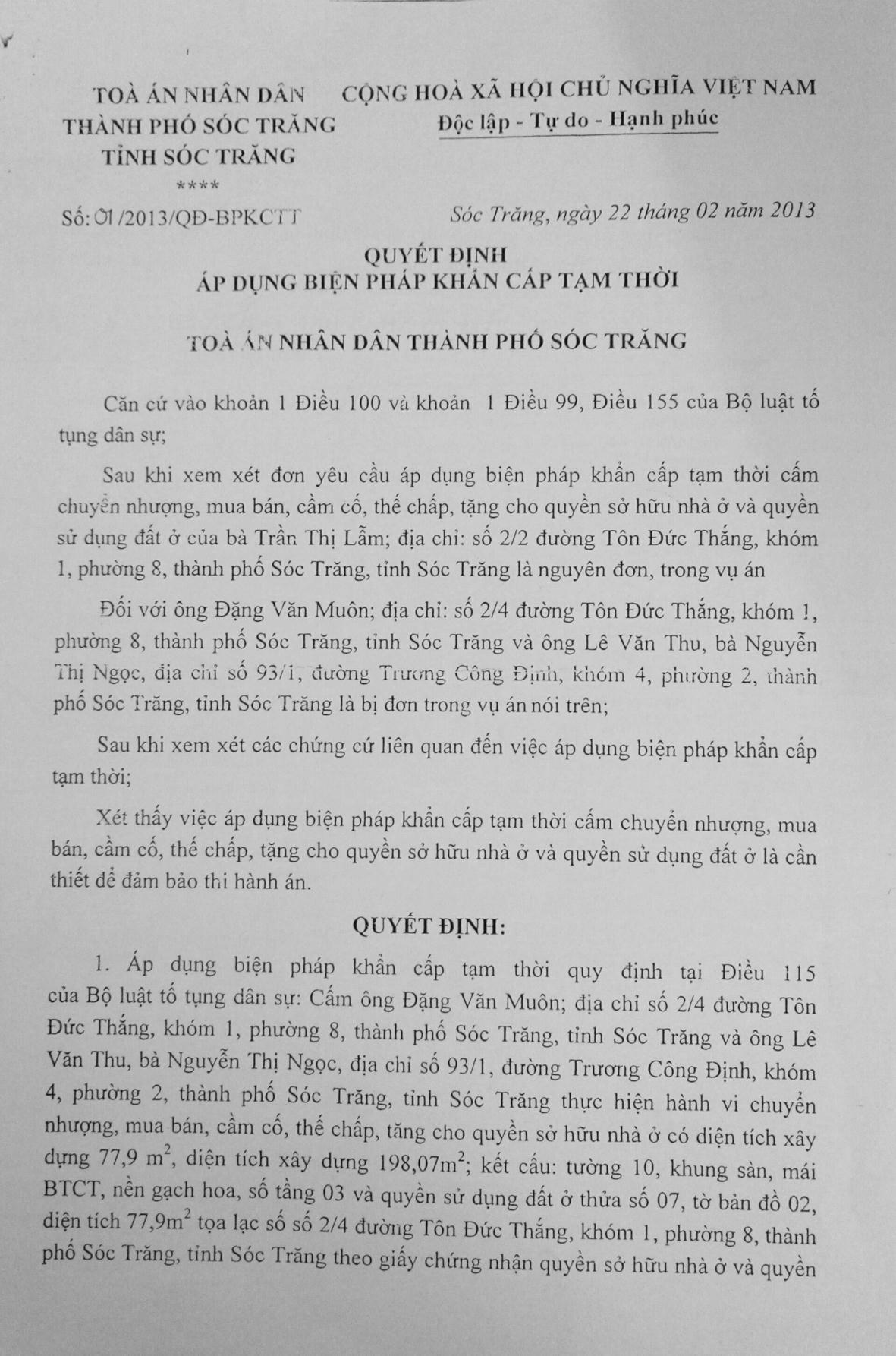 Kỳ án dân khởi kiện đòi Tòa án bồi thường ở Sóc Trăng: Cơ quan Điều tra, VKSND Tối cao “vào cuộc”!