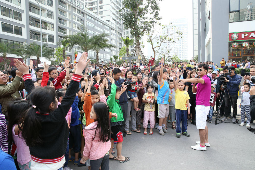 Diễn tập Phòng cháy chữa cháy với nhà mô hình tại chung cư Imperia Garden