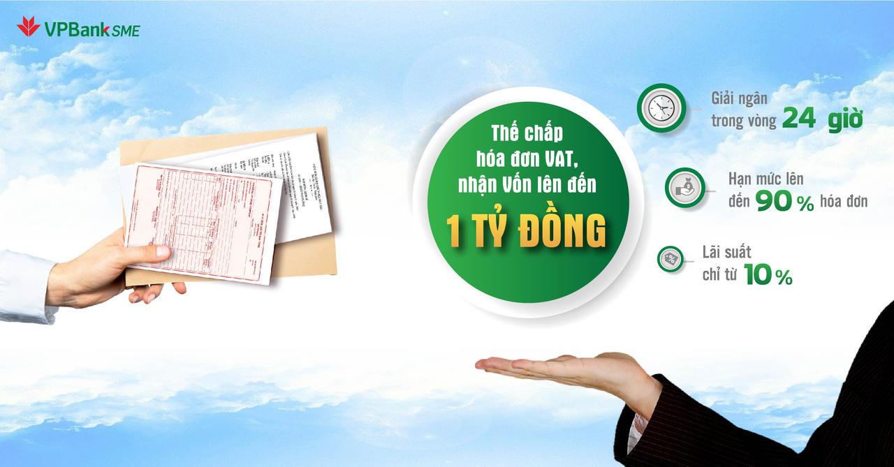 VPBank ra mắt sản phẩm cho vay thế chấp bằng hóa đơn VAT