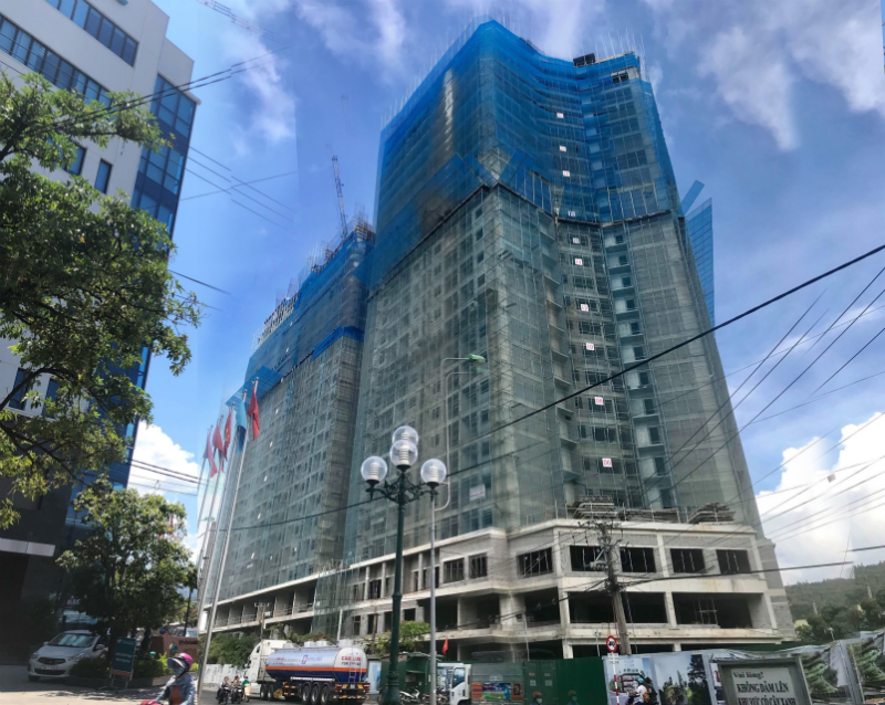 Cất nóc dự án P.H Complex Nha Trang