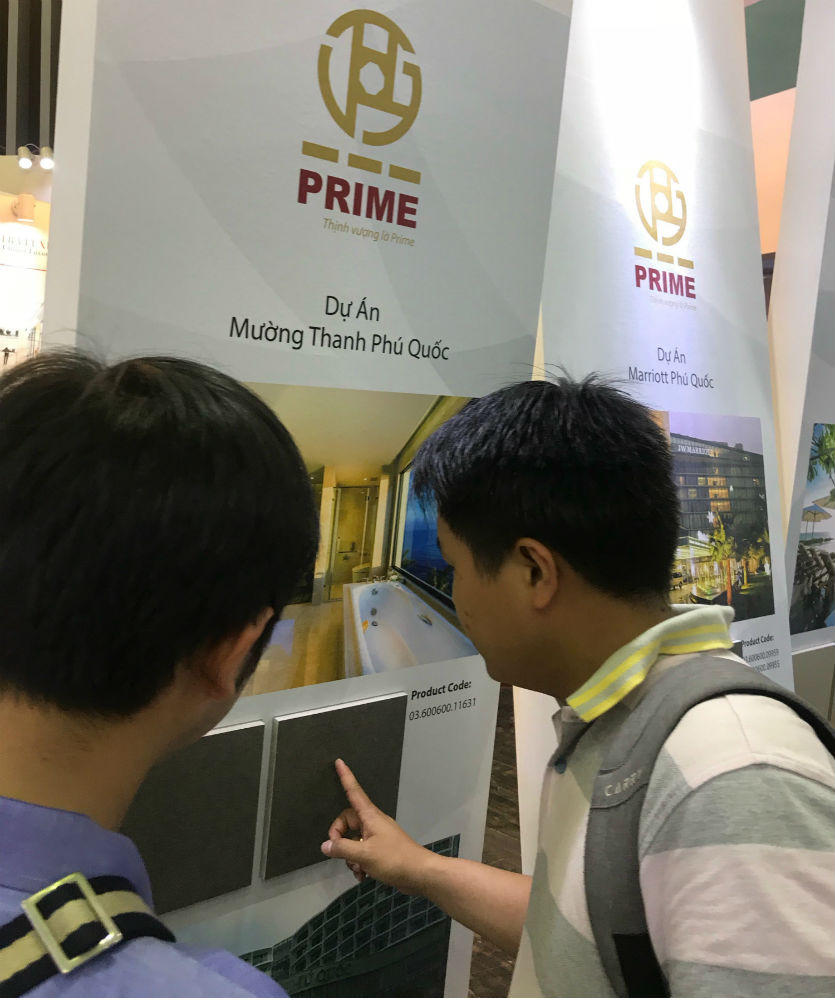 Ấn tượng không gian hài hòa ở gian hàng Prime tại Vietbuild HCM 2018