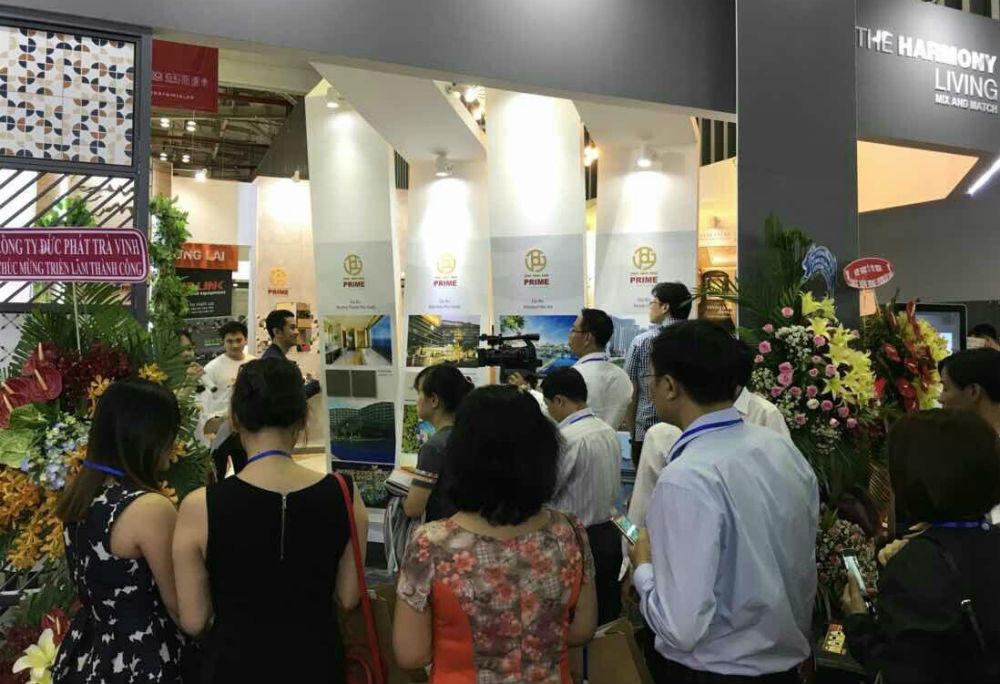 Ấn tượng không gian hài hòa ở gian hàng Prime tại Vietbuild HCM 2018