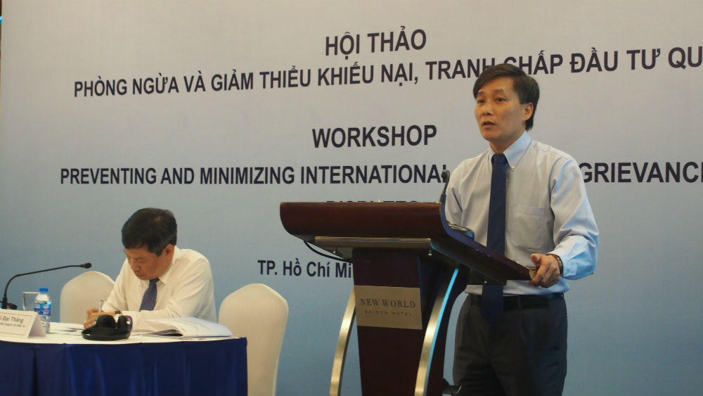 Cần một cơ quan điều phối tranh chấp đầu tư quốc tế cấp trung ương