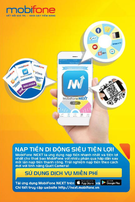 Nạp tiền thứ 4, nhận quà “bự” từ MobiFone