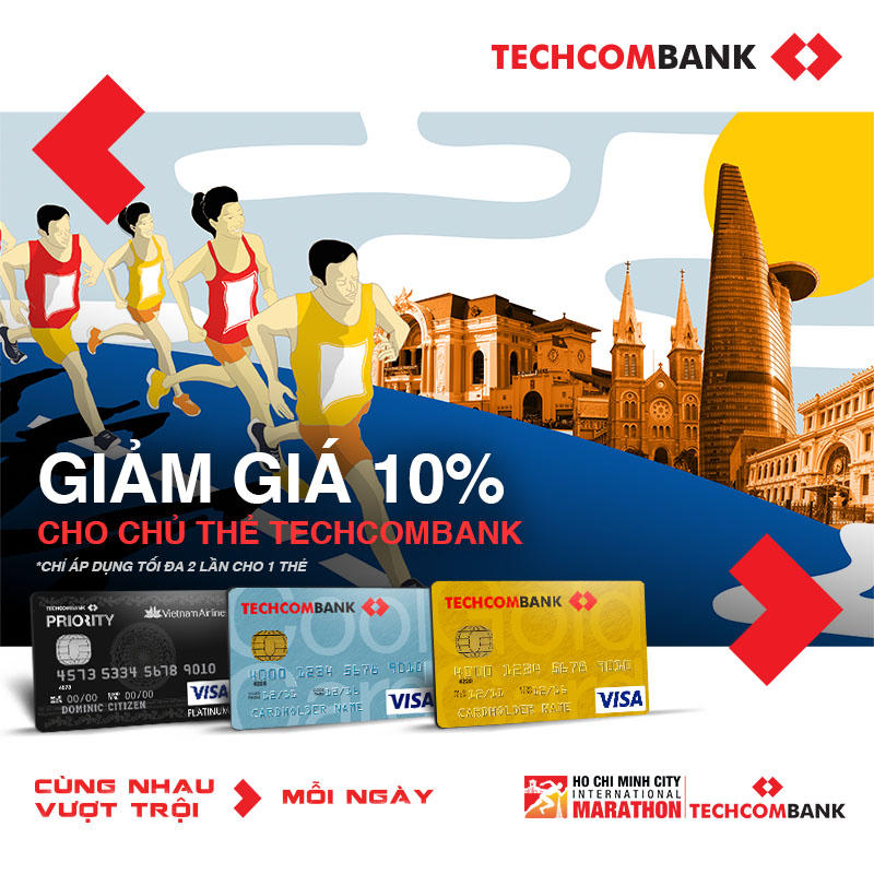 Giải Marathon Quốc Tế Tp. HCM Techcombank 2018: Chính thức mở cổng đăng ký