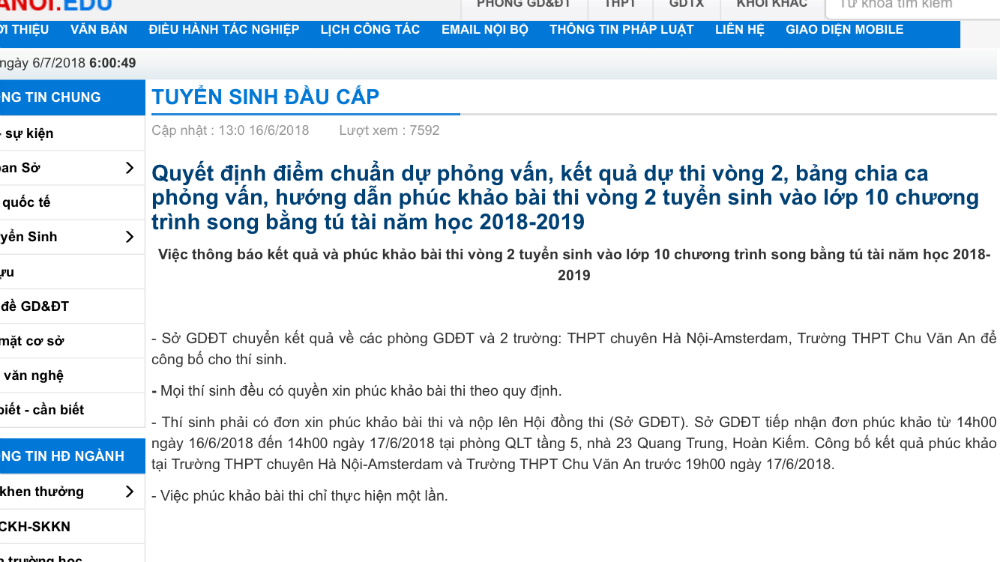 Khúc mắc quanh việc tuyển sinh đào tạo song bằng tú tài THPT tại Hà Nội