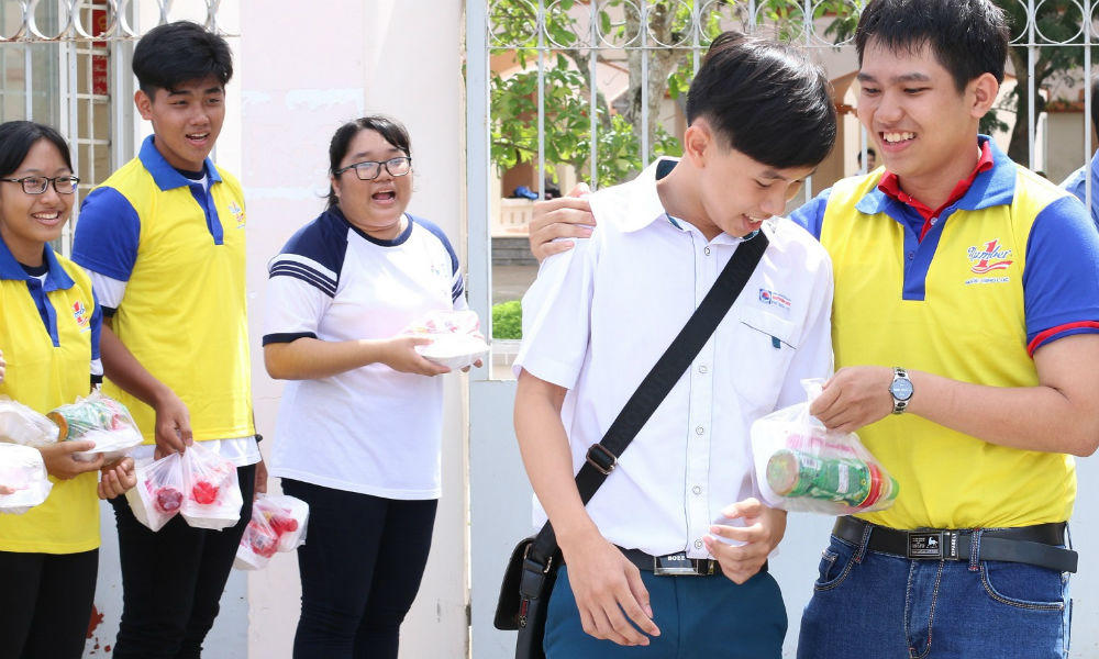 Tân Hiệp Phát tiếp sức cho các sĩ tử trong kỳ thi THPT quốc gia 