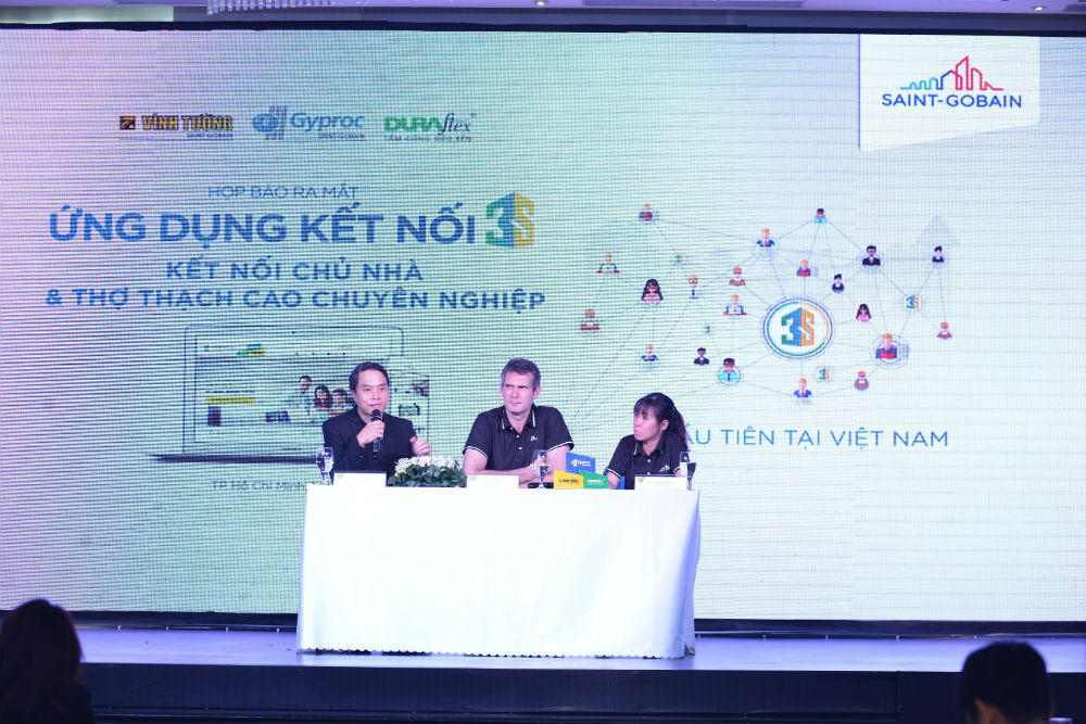Saint-Gobain Việt Nam ra mắt 3S: Kết nối chủ nhà và thợ thạch cao chuyên nghiệp