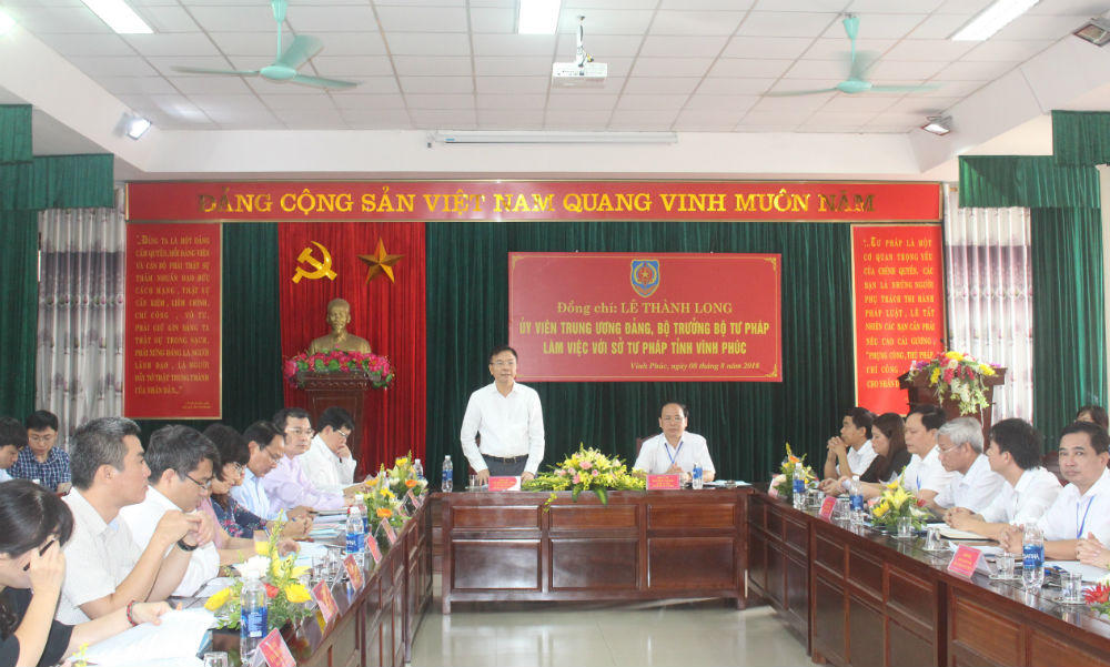 Vĩnh Phúc cần tăng cường thanh, kiểm tra các nghề tư pháp
