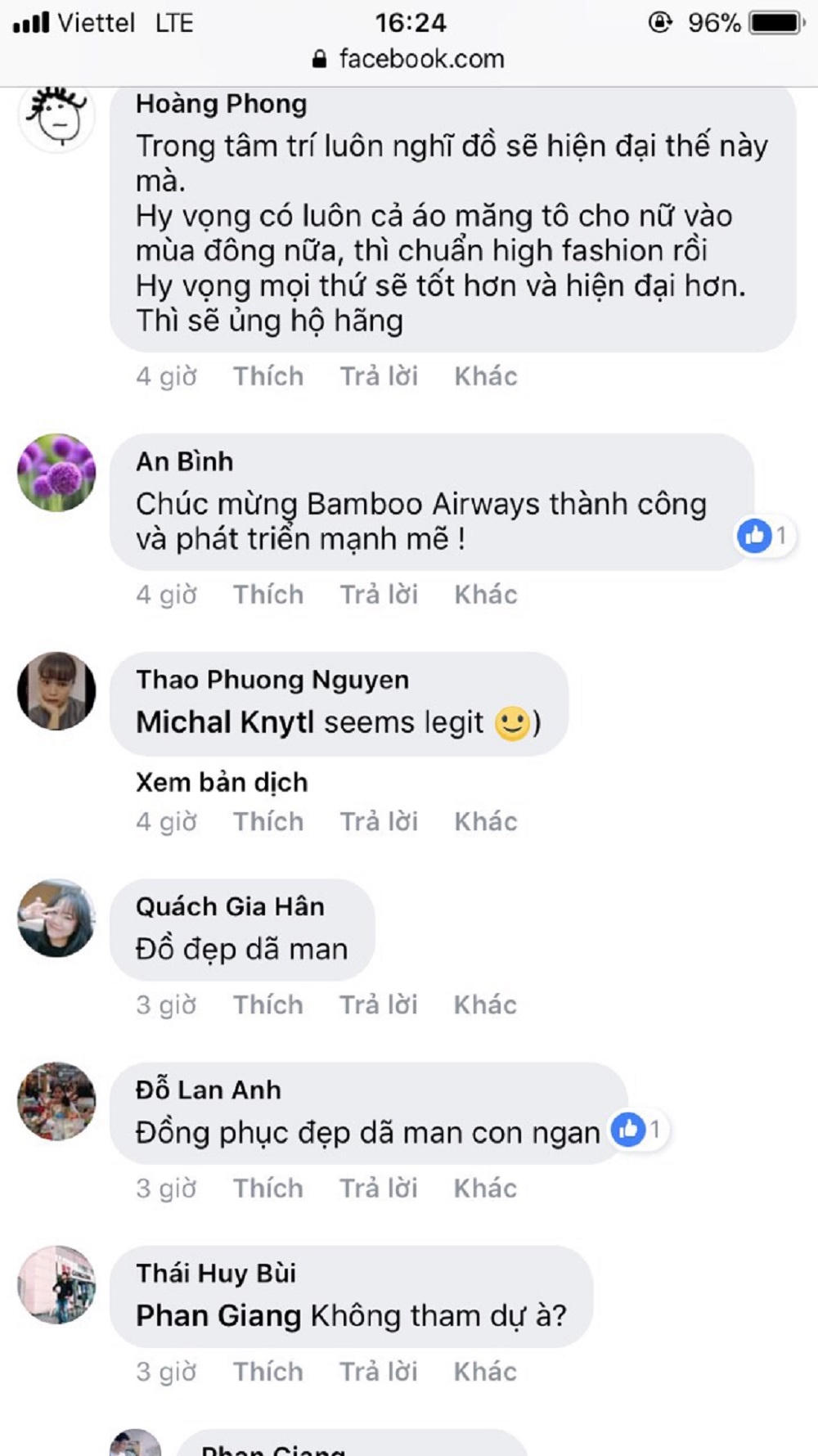 Cộng đồng mạng “dậy sóng” với đồng phục tiếp viên hàng không Bamboo Airways