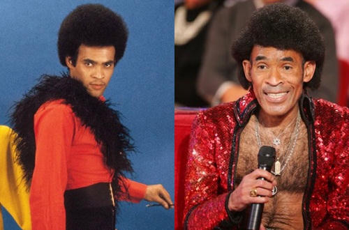 Bobby thời hoàng kim (trái) và những năm cuối đời (phải).