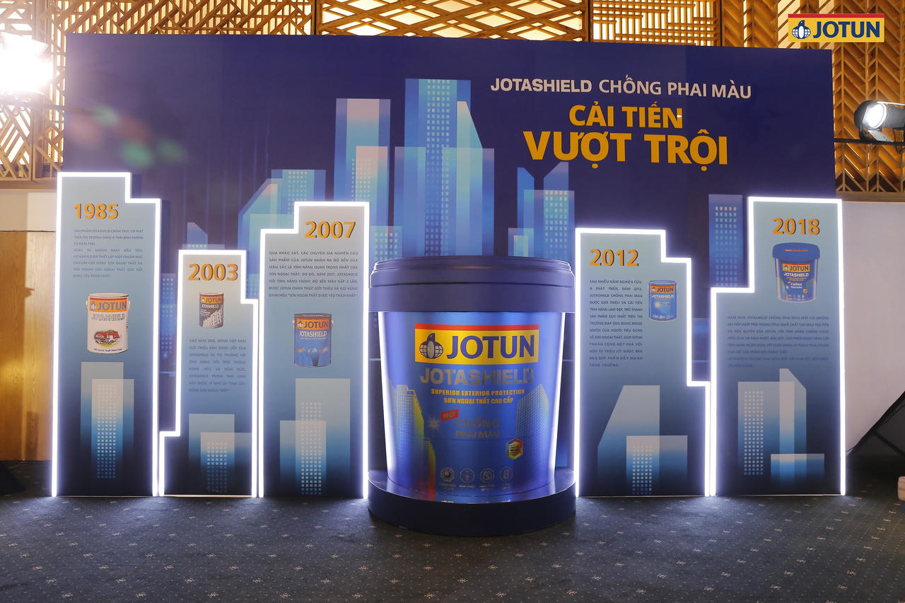 Jotun giới thiệu sản phẩm Jotashield Chống Phai Màu hoàn toàn mới