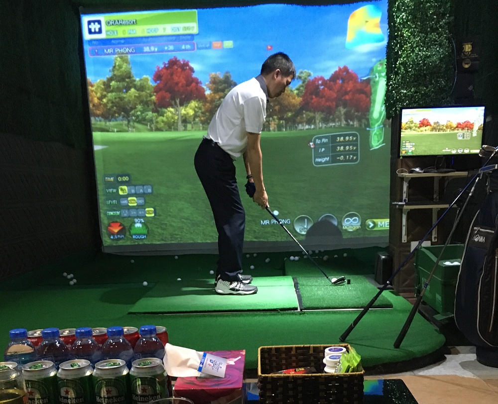Indoor golf - Mô hình mới cho người yêu Golf